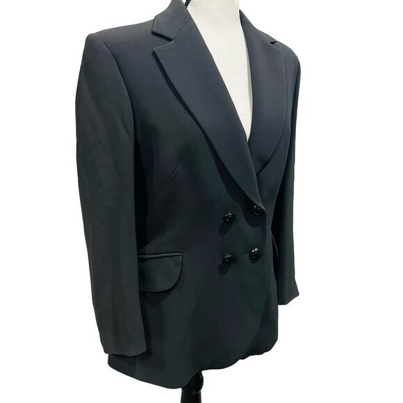 Cheap and Chic by Moschino Double Breasted Tuxedo Jacket in dark gray Size 8 - Picture 3 of 15